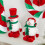 (1 pak) Kerstsneeuwman Foam Art Draagbare opslagoplossing-B 4
