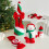 (1 pak) Kerstsneeuwman Foam Art Draagbare opslagoplossing-B 5