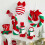 (1 pak) Kerstsneeuwman Foam Art Draagbare opslagoplossing-B 2