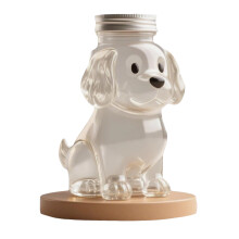Pet Snacks Dispenser Dog Design Leakproof-Small Golden Retriev