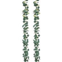 Realistische eucalyptusbladslingers-Lichtgroen 2 stuks