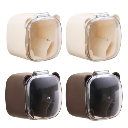 Pack Of 2 Cartoon Bear Socket Covers Childproof-Black 1