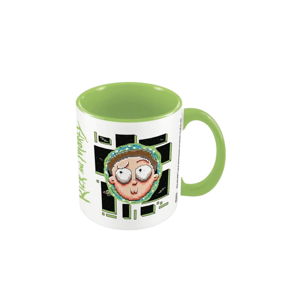 Rick And Morty Pixel Breakout Inner Two Tone Mug