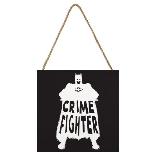 Batman Batman Crime Fighter Wooden Block