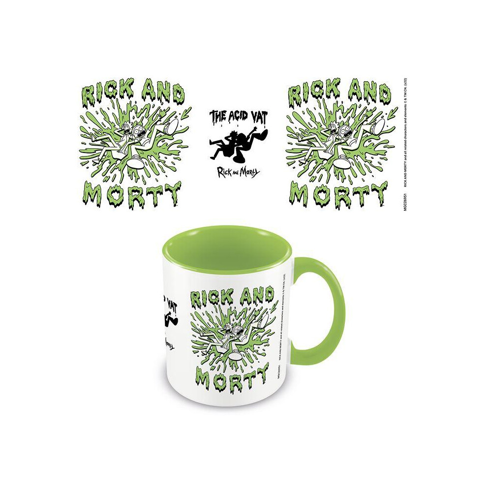 Rick And Morty Acid Vat Inner Two Tone Mug