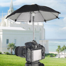 Parasol Umbrella for Cameras, Camera Umbrella with Hot Shoe Interface for SLR Cameras, Sun Protection for Outdoor Photography