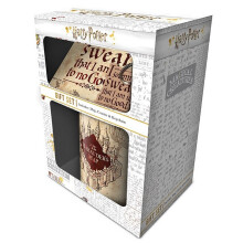 Harry Potter Marauders Map Mug and Coaster Set
