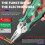 8in1 Wire Stripping Pliers, Multifunction Cable Cutters, Crimper, Voltage Tester (Grey) 2