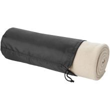 (150 x 120 cm, Beige) Bullet Huggy Blanket And Pouch (Pack of 2)