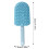 Katzenkamm  Cat comb, ergonomic grip, ice cream shape, blue 4