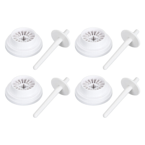 Thread Holder With Spool Cap Auxiliary Spool Cotton Pin For Sewing Machine Spare Premium Plastic Easy Replacement Durable Compatible Singer Models 1