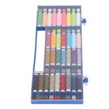 64-farbiger Polyester-Nähgarn-Set, 50 Meter Mehrzweckspulen für Bastelarbeiten