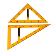 Set of 2 Large Mathematical Rulers Mathematical Tool with Removable Handle Equilateral Triangle
