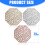 Modern Octagonal Cutout Coasters Set Spill Resistant-silver 4