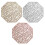 Modern Octagonal Cutout Coasters Set Spill Resistant-silver 2