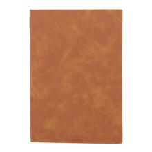 Carnet de notes exécutif A5 ligné, couverture rigide durable avec coins de protection en métal et porte-stylo intégré, écriture fluide sans