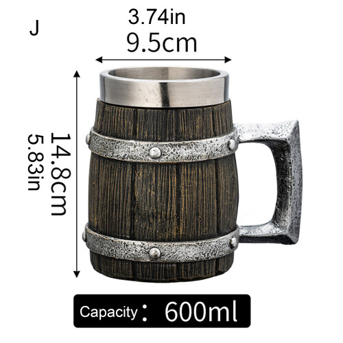Handgefertigte Bierkrüge im Retro-Design, isolierter-Typ I 1