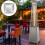 Garden Gas Heaters With 11cm Airflows Space Square Canopy 3