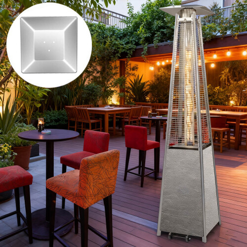 Premium Patios Warmer 11cm Airflows Spacing Durability Stainless 2