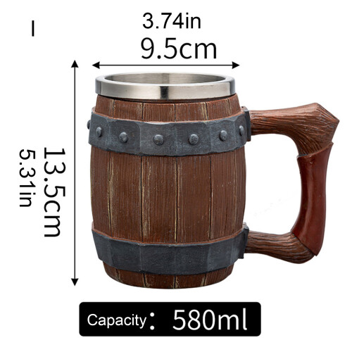 Handgefertigte Bierkrüge im Retro-Design, isolierter-Typ I 2