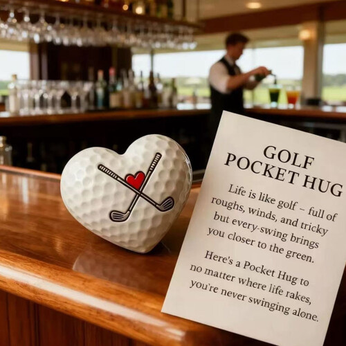 Golf Course Motivation Resilients Taschenchips aus Kunstharz-A 1