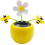 Interactive Visual Experience Solar Toy, Car Dashboard Decoration with Windowsill Decoration Functionality, Cute Swing Bee Design Solar Dancing 1