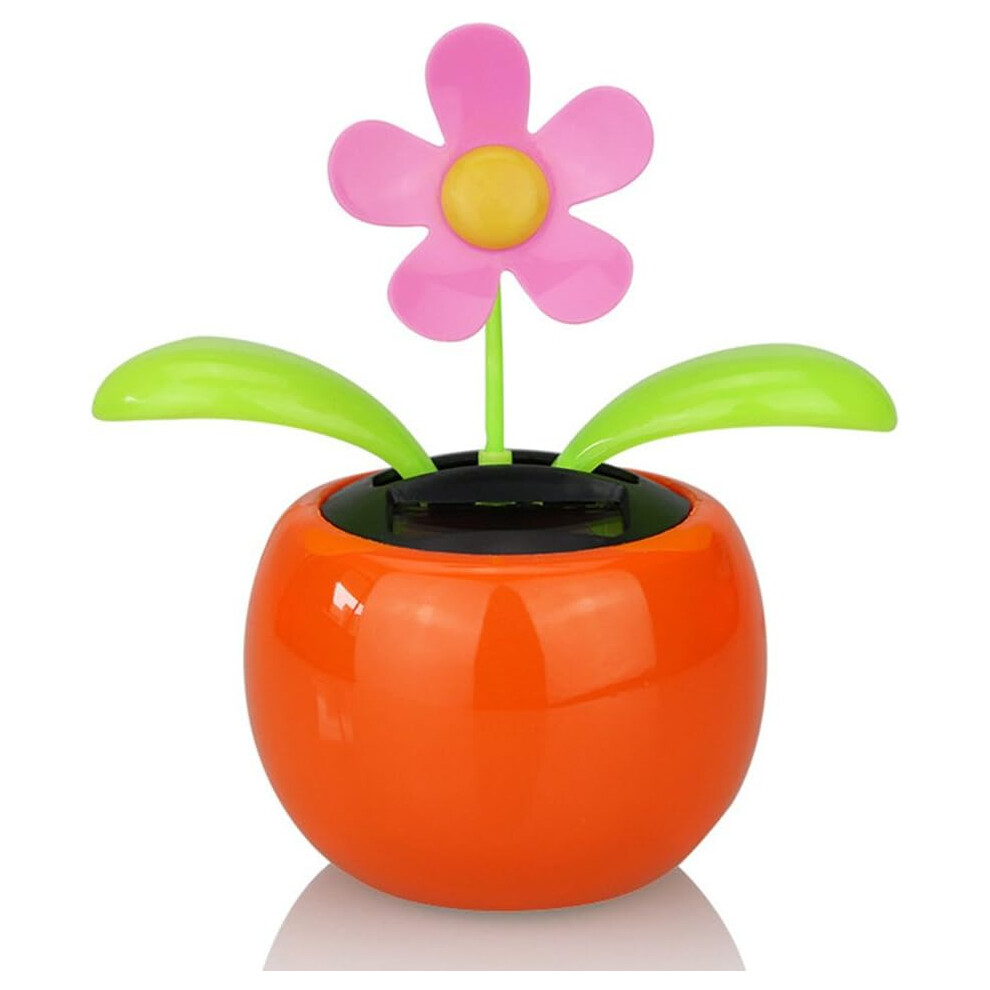 Desk Decor Solar Dancing Flower, Appealing Present With Safe And Non Toxic Build, Cute And Colorful Swinging Bloom For Car Dashboard Decor, No 9190834247946