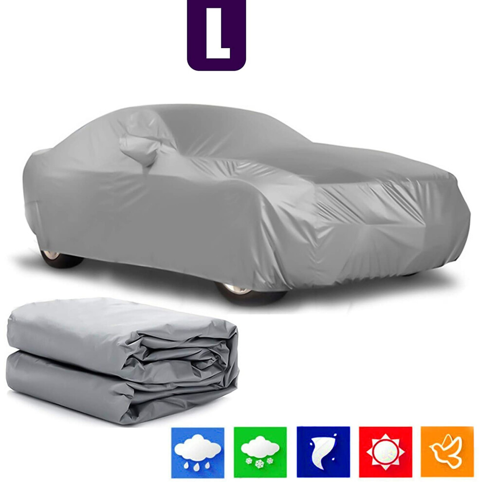 Custom Car Cover For Toyota Corolla Sedan, Windproof Anti-Theft Advanced Features Waterproof All Weather Heavy-Duty Breathable Car Cover, Uv Sun 9190834595191