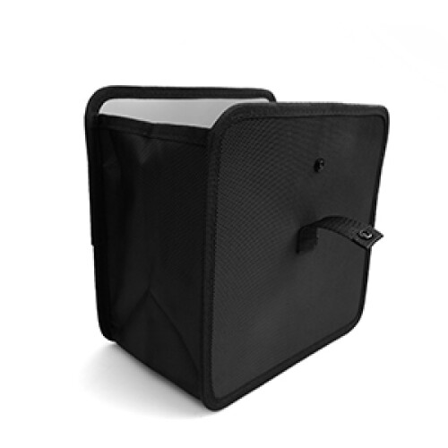 Car Trash Can, Large Capacity Leak-Proof Organizer, Waterproof Garbage Bin for Car Interiors, Multipurpose Bin with Foldable Design, Adjustable 1