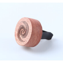 Essentiële olie autodiffuser voor draagbaar gebruik in de auto, aromadiffuser voor in de auto met natuurlijke hout- en rozenhoutgeur, veilig in
