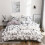 Luxurious Marble Bedding, Microfiber Polyester - Ultra Soft Feel, Maximum Comfort - Elegant White Marble Pattern for US-Queen Size Beds, 3Pcs/Set 2