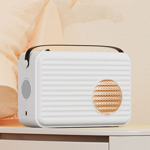 Συμπαγές vintage ηχείο Bluetooth, φορητό ρετρό ραδιόφωνο AM FM βραχέων κυμάτων, 1