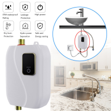 Scaldabagno elettrico, sicuro e intelligente, con protezione contro il surriscaldamento a secco, per uso domestico in cucine, bagni e camper.