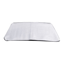 Pare-soleil de pare-brise en feuille d'aluminium, surface argentée réfléchissante pour bloquer les rayons UV, design élégant pour le pare-brise