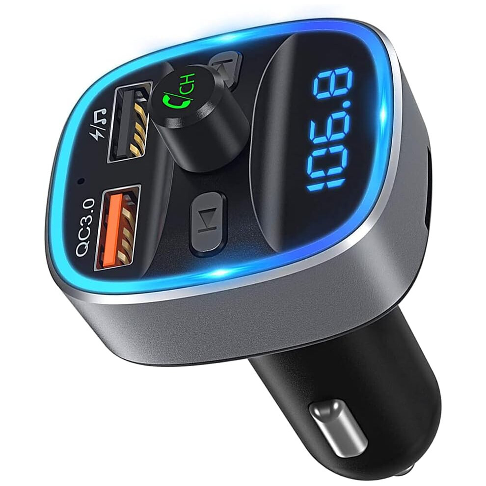 Enhance Your Journey, Bluetooth Fm Transmitter For Unmatched Audio, Dual Usb Ports For Convenient Charging Crystal Clear Music Streaming Ambient 9190834913438