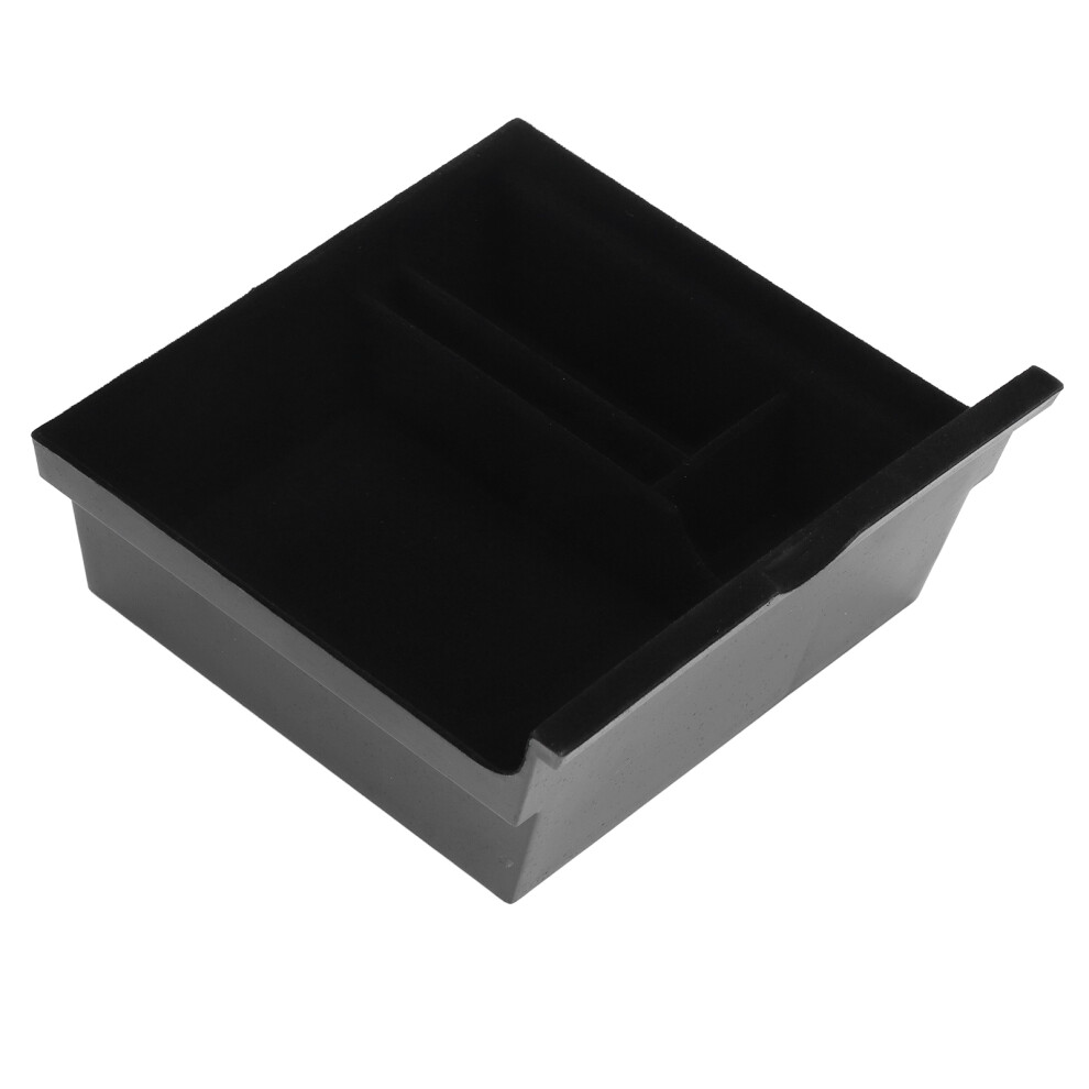 Center Console Organizer Tray Compatible With Tesla Model 3 Y 2021, Armrest Hidden Cubby Drawer With Flocked Interior Liner And Smooth Sliding 9482726494195