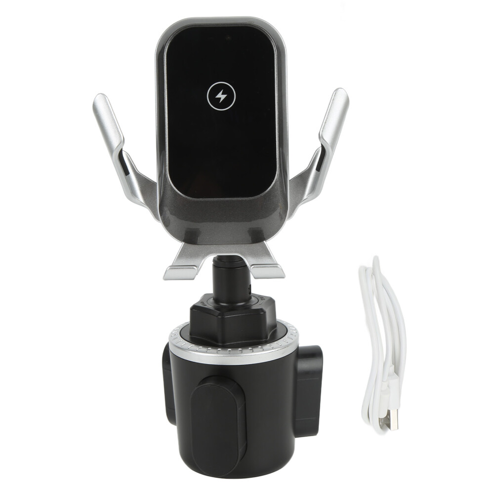 360 Rotation Bracket Mount Quick Extension Long Arm Ultra-Stable No Shaking Design Touch Induction Wireless Car Charger Mount Compatible With 9482828051364