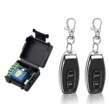 Comutator wireless pornit-oprit cu rază lungă de acțiune pentru control versatil, instalare ușoară, cod de învățare sigură, compatibil cu