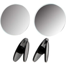 Safety Enhancement Mirrors, Mini Rear View Mirror For Expanded Viewing Angle, Easy Install And Waterproof Rust Resistant Design In Cars, Vans, Suvs
