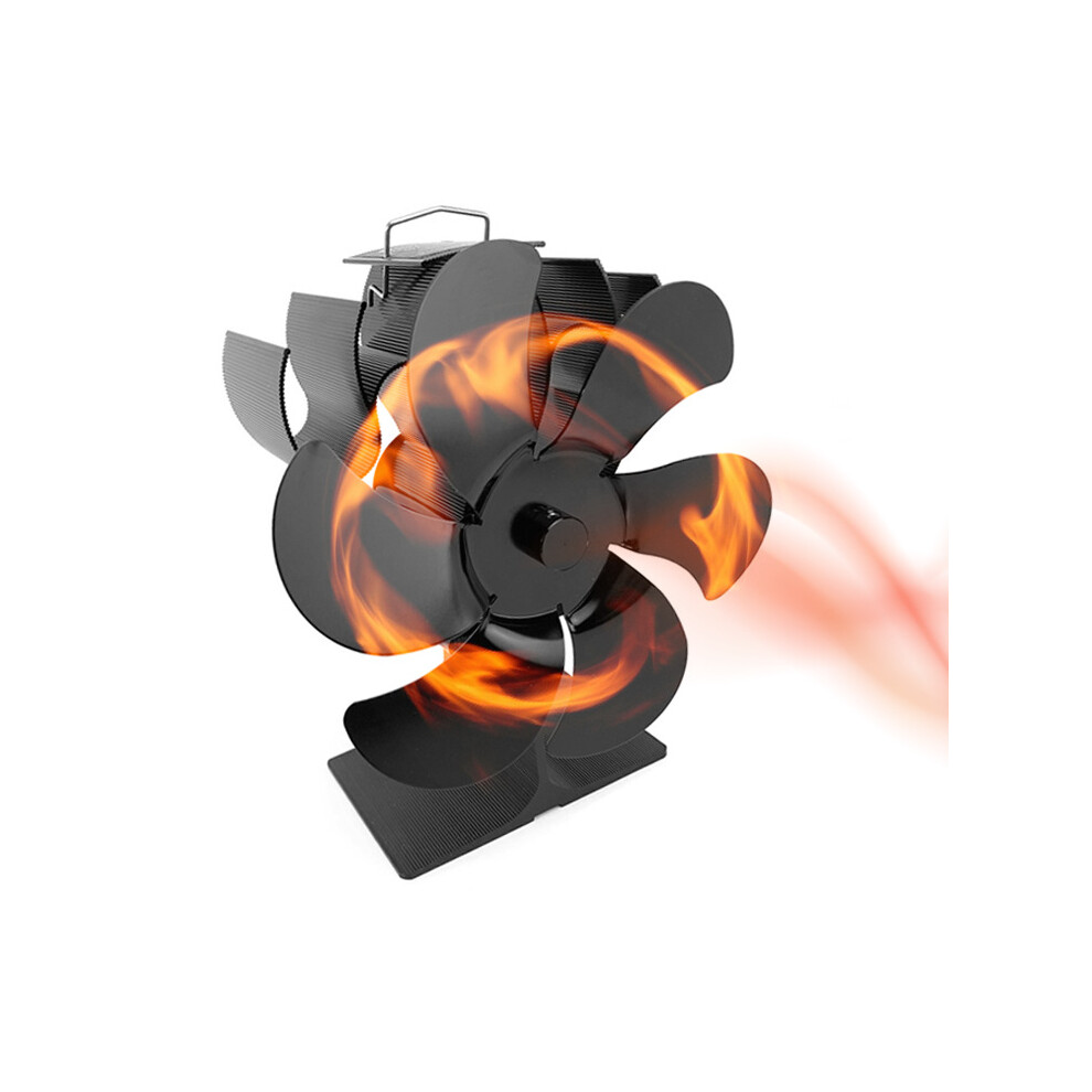 Stove Fan For Wood Burner, Heat Powered Fireplace Accessories, Eco Friendly Silent Operation For Wood Stove, Thermoelectric Technology Efficient Heat 9468298181619