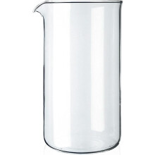 Înlocuitor de presă franceză, sigur pentru mașina de spălat vase, pahar din sticlă fără BPA, rezistent la căldură, 1L, carafă din sticlă