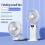 Mini ventilator cu afișaj digital inteligent, funcționare silențioasă pentru utilizare în interior și exterior, ventilator portabil de mână 2
