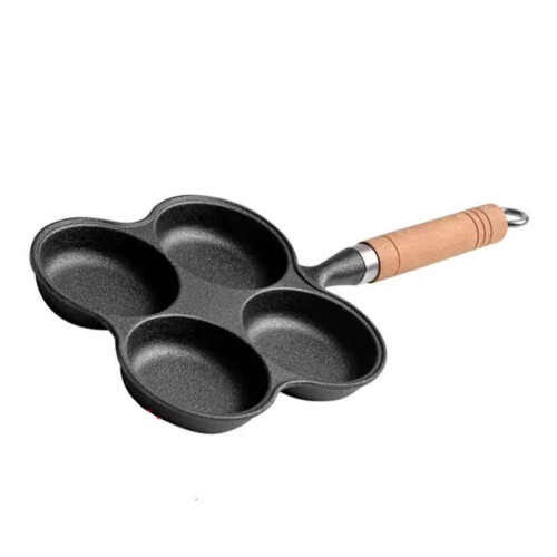 Creative Egg Cooker Five Hole Mold Non Stick Omelette Pot Multi Hole Design Time Saving For Quick Breakfast 2