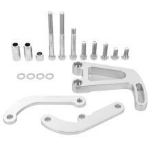 Verstelbare stuurbekrachtigingsbeugel voor Chevy 350, beugelset met gegroefde arm, riemspanner, compatibel met SBC-motoren 265 283 305 327 350 383 400