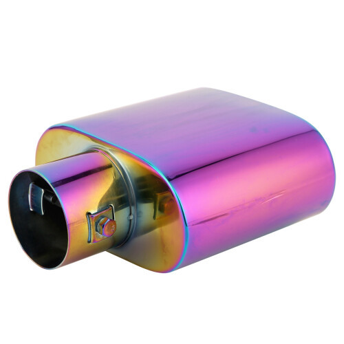 Εξάτμιση4 Universal Car Exhaust, Γυαλισμένο Ανοξείδωτο Ατσάλι, Άκρο Σιλανσιέ με Σωλήνα 2