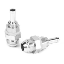Brandstofpomp-tankfittingadapter 4AN8 slangtules, slangtule brandstoftankfitting met mannelijke flare-aansluiting, lichtgewicht aluminium materiaal,