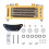 Engine Cooling Radiator Universal Oil Cooler Kit Reduce Engine Wear Improve Engine Performance Cooling Efficiency Upgrade Bracket Motorcycle Engine 1