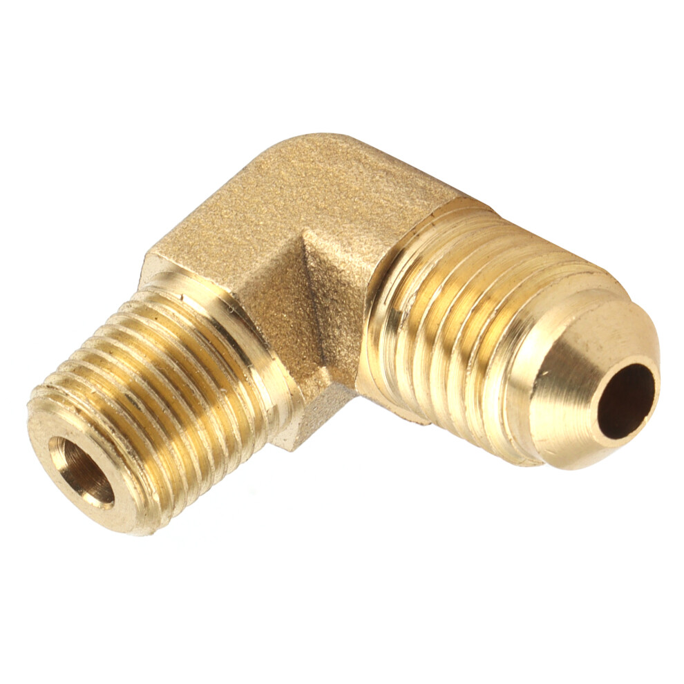 4 An To 1/8 Npt Brass 90 Male Thread Elbow Hose Fitting 8411378789084