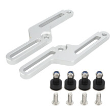 Regolatori di altezza per parabrezza, staffa di regolazione del parabrezza per moto con installazione facile, struttura in alluminio lavorato a CNC,