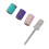 75pcs Small Manicure Sanding Band Set 80# 120# 180# Sandstone 5